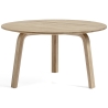 chêne vernis mat - Ø60xH32cm - table basse Bella - HAY