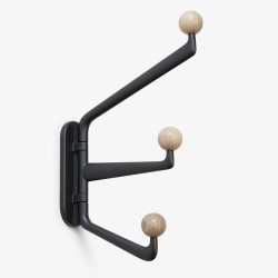 Coat Hook SC75 - wood knobs - &Tradition