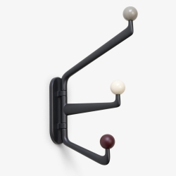 Capture coat Hook SC75 - colour knobs - &Tradition