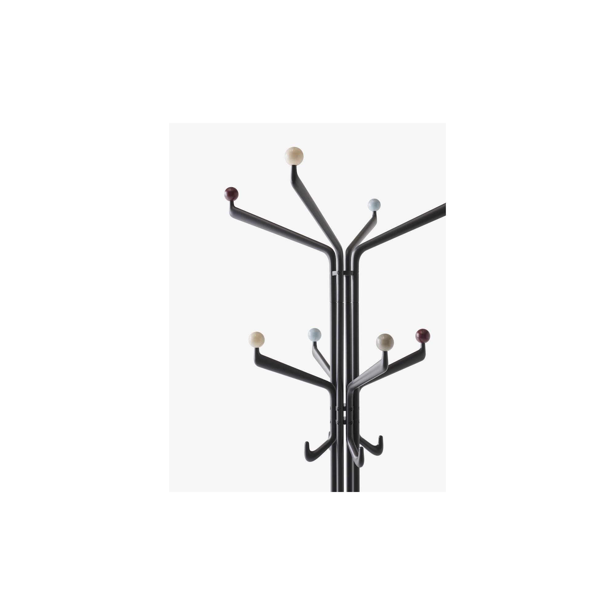 Coat Stand SC77 - coloured knobs - &Tradition