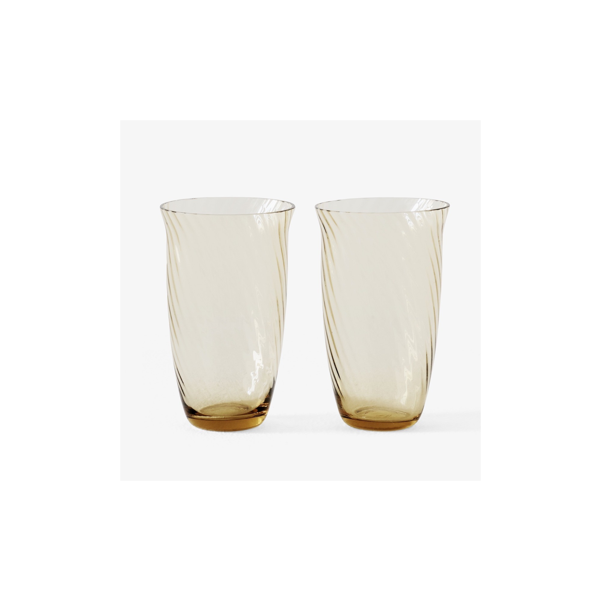 2 Glasses Collect 165ml Amber – SC60 - &Tradition