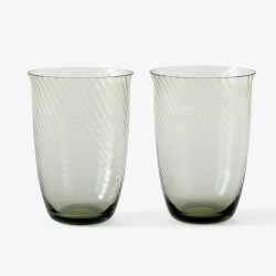 2 Glasses Collect 400ml Moss – SC61 - &Tradition