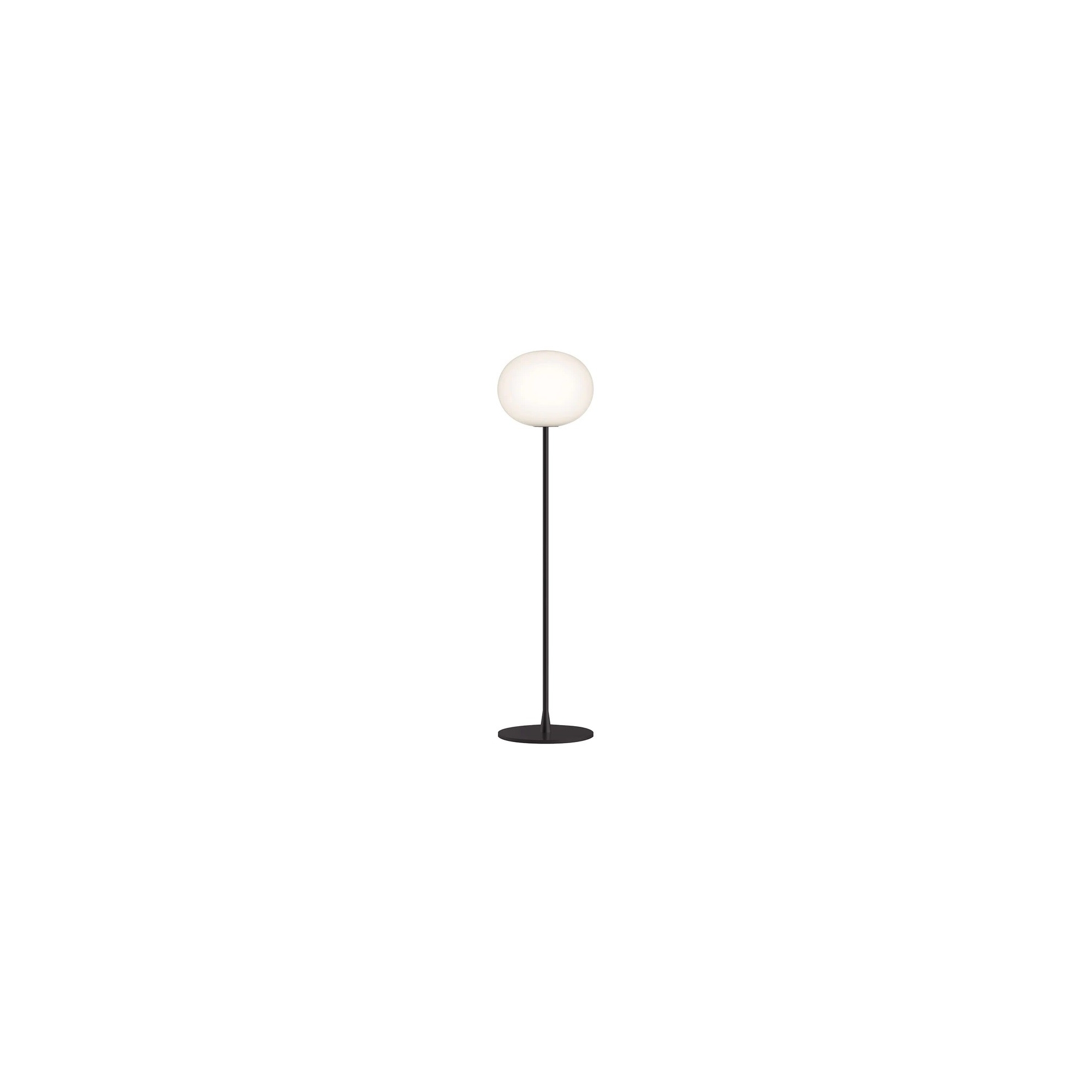 Glo-Ball F1 floor lamp – matt black (F3031031) - Flos