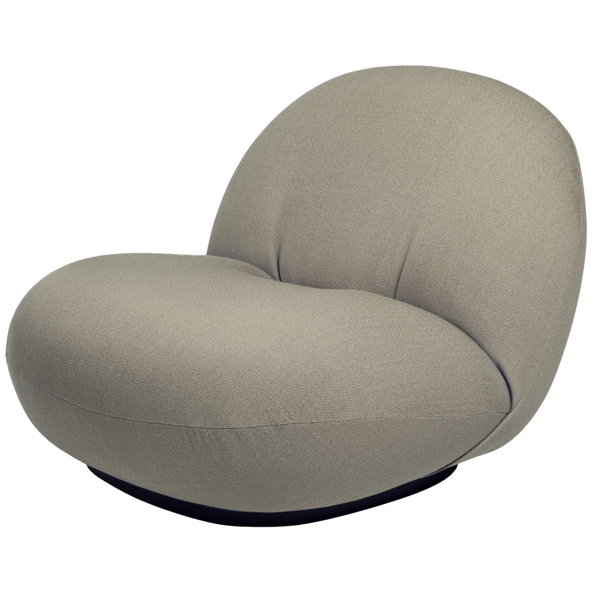 Vidar 222, base fixe noire – Fauteuil Pacha - Gubi