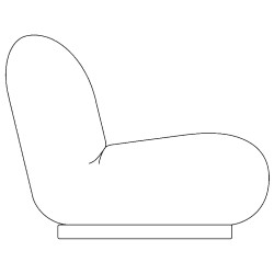 Base Fixe – Fauteuil Pacha - Gubi