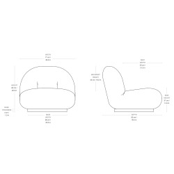 Base Fixe – Fauteuil Pacha - Gubi