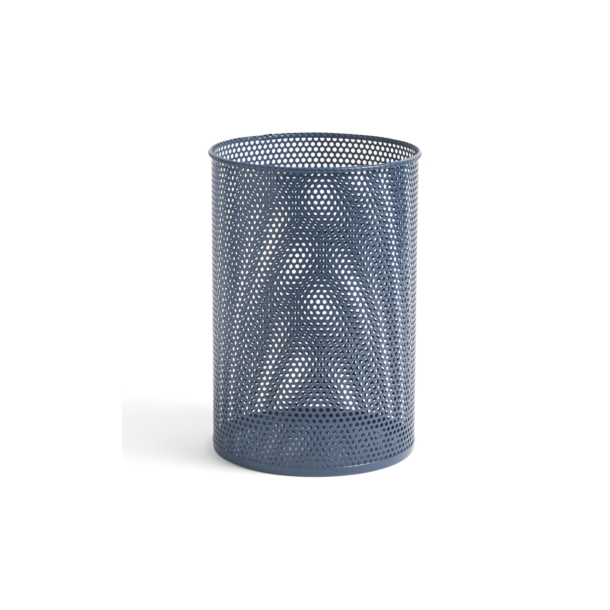 H37 x Ø25 cm - Petrol Blue - Perforated Bin M - HAY