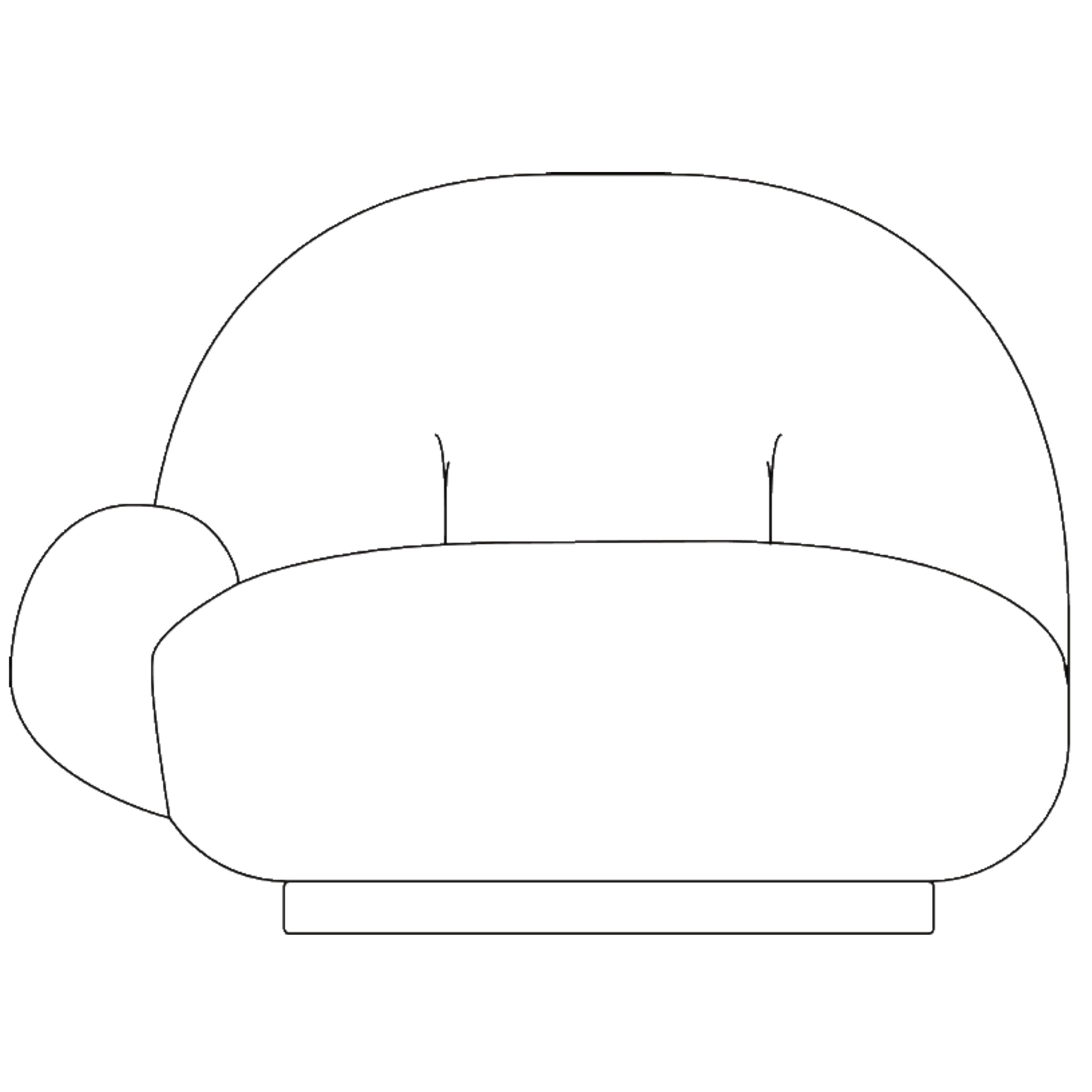 Module Pacha avec accoudoir à droite - Gubi