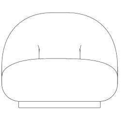 Pacha module without armrest - Gubi