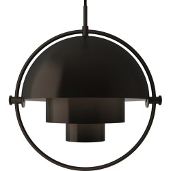 Gubi – Multi-Lite Ø36 cm pendant, black brass and black brass