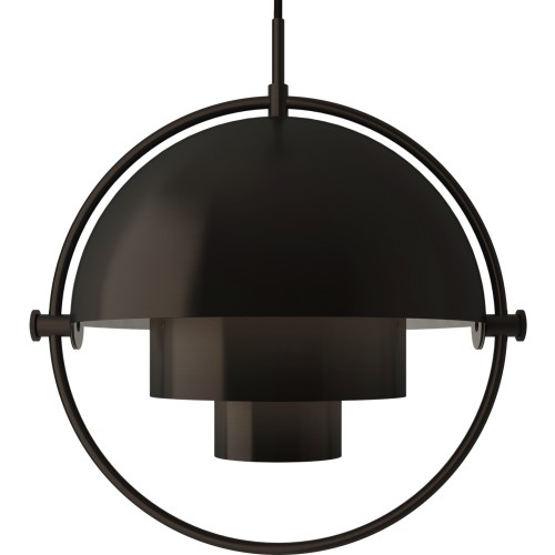 Gubi – Multi-Lite Ø36 cm pendant, black brass and black brass