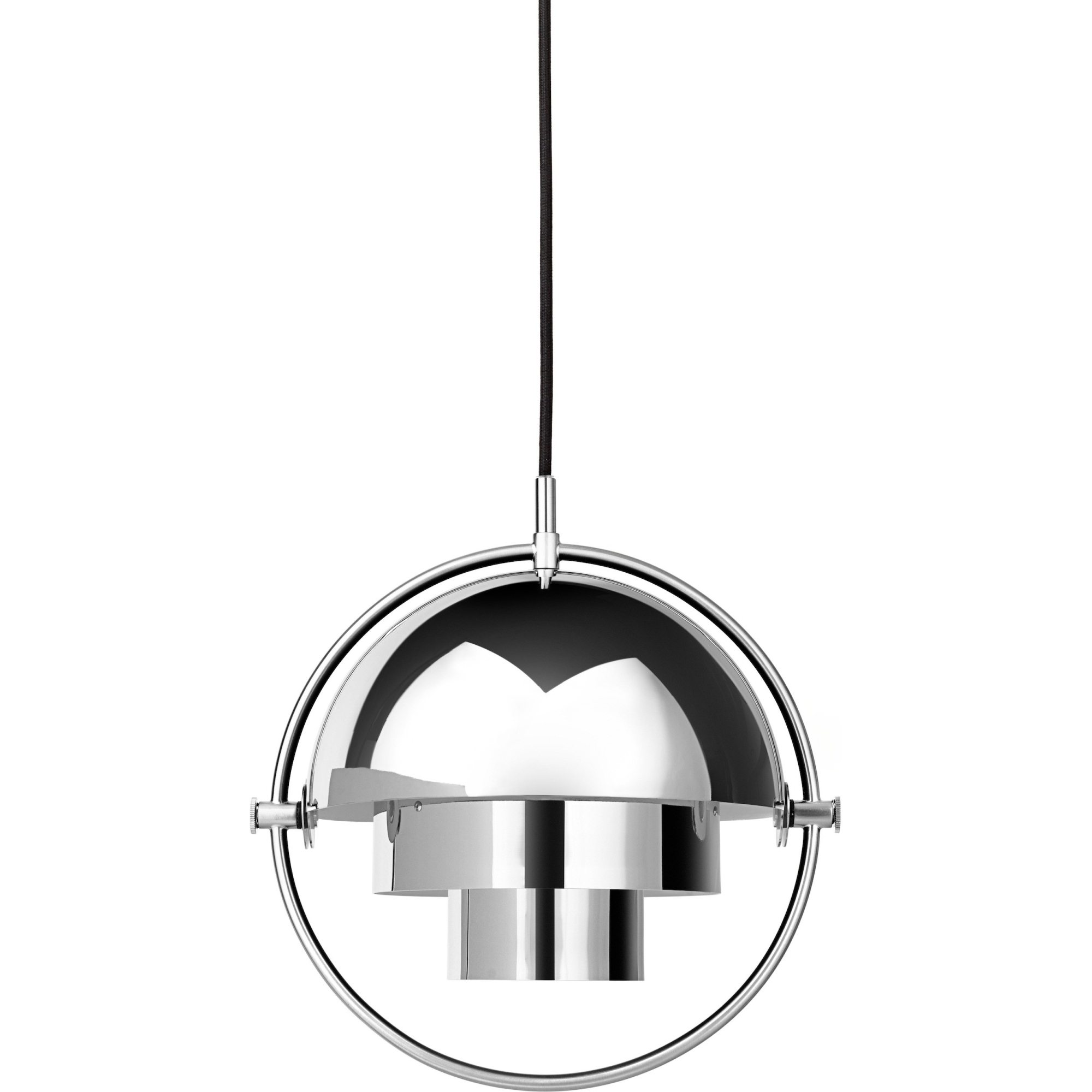 Gubi – Multi-Lite Small Ø25,5 cm pendant, chrome