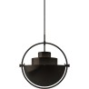 Gubi – Multi-Lite Small Ø25,5 cm pendant, black brass and black brass