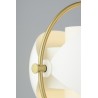 Gubi – Multi-Lite table lamp, white semi matt and brass