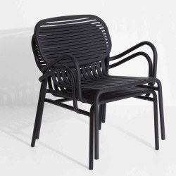 Black - Week-End Lounge Chair - Petite Friture