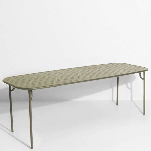 Vert Jade - Table Week-End  220 x 85 x H75 cm - Petite Friture