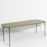 Green Jade - Week-End  Dinning Table 220 x 85 x H75 cm - Petite Friture