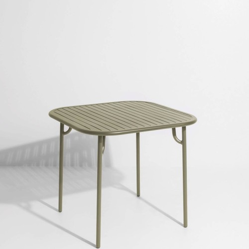 Vert Jade - Table Week-End  85 x 85 x H75 cm - Petite Friture