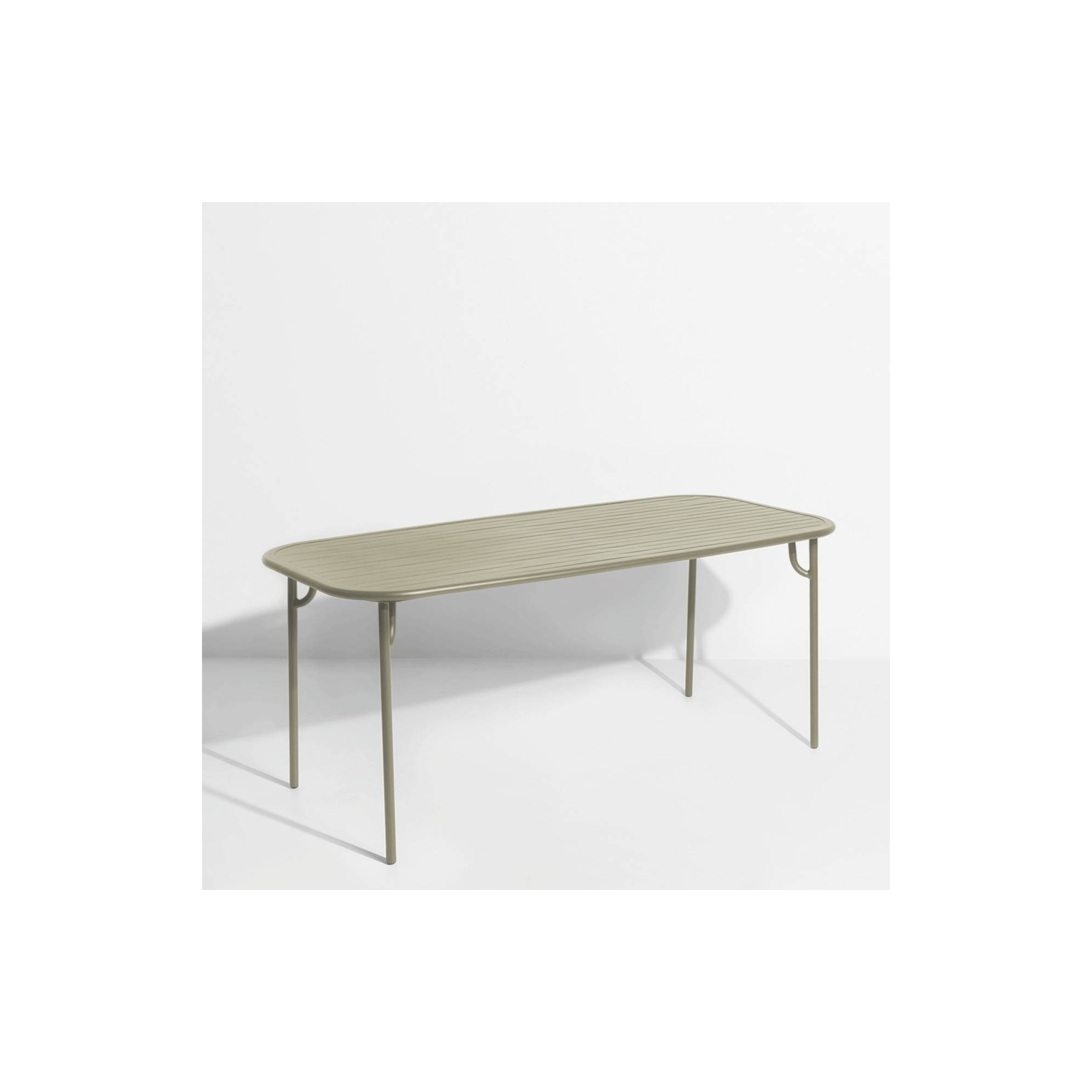 Green jade - Week-End  Dinning Table 180 x 85 x H75 cm - Petite Friture