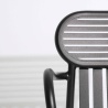 Black - Week-End Chair with Armrests - Petite Friture