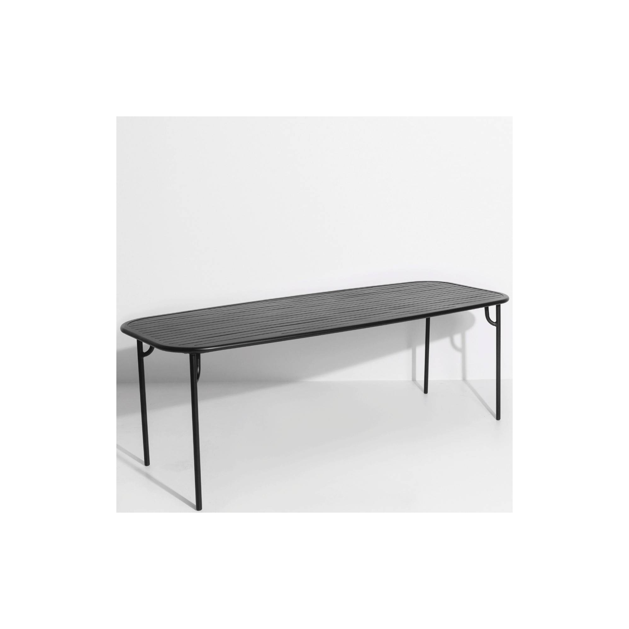 Noir - Table Week-End  220 x 85 x H75 cm - Petite Friture