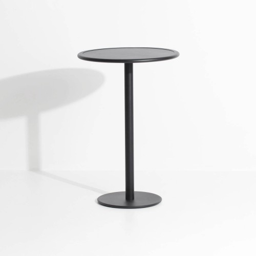 Black - Week-End High Table Ø70 x H105 cm - Petite Friture