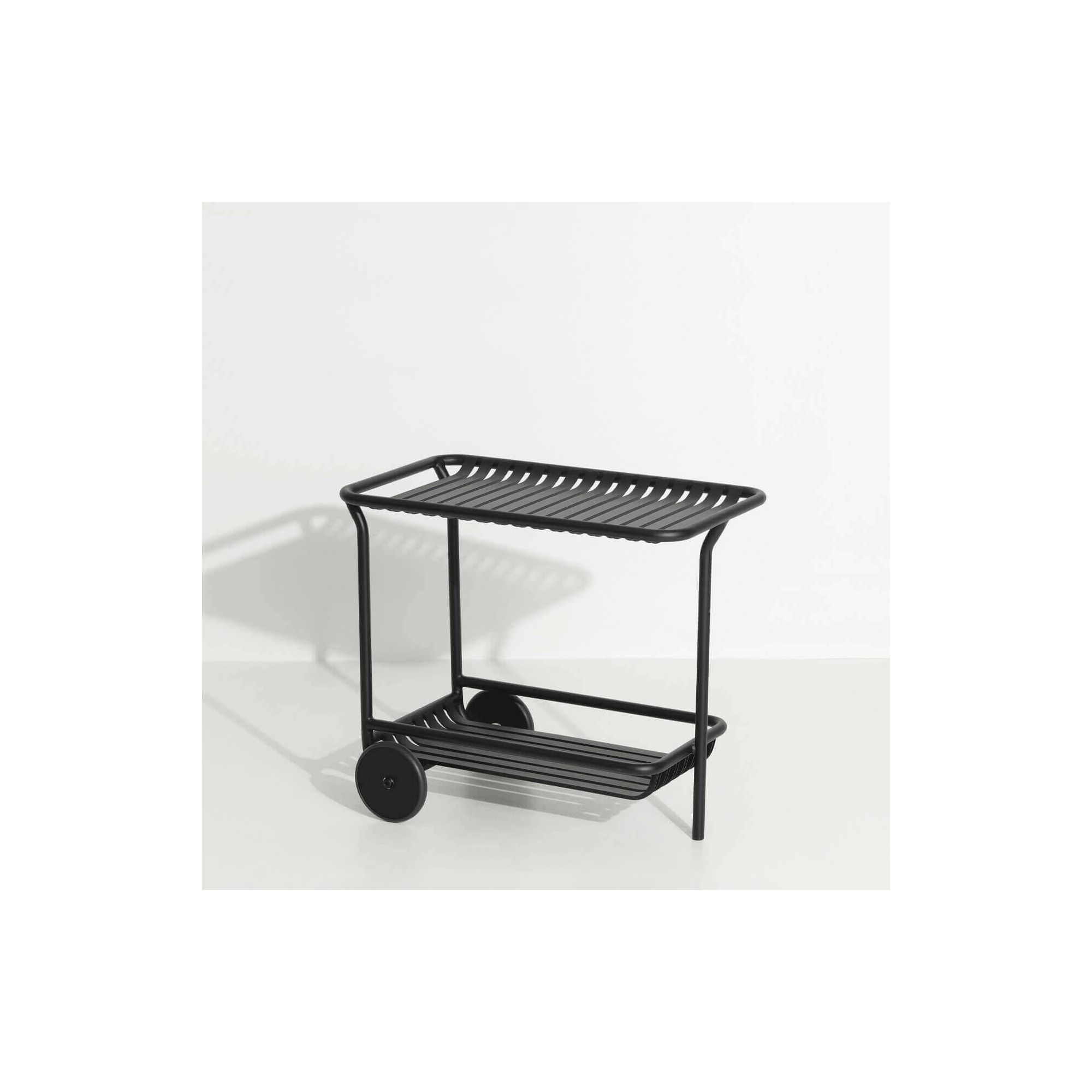 Black – Tea Trolley Haute Week-End 82 x 48 x H73 cm - Petite Friture