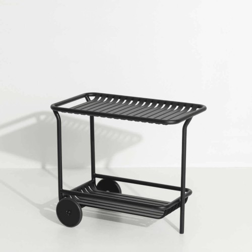 Black – Tea Trolley Haute Week-End 82 x 48 x H73 cm - Petite Friture