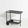 Black – Tea Trolley Haute Week-End 82 x 48 x H73 cm - Petite Friture