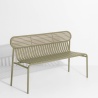 Green Jade – Bench Week-End – 121 x 49 x H77 cm - Petite Friture