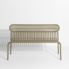 Green Jade – Bench Week-End – 121 x 49 x H77 cm - Petite Friture