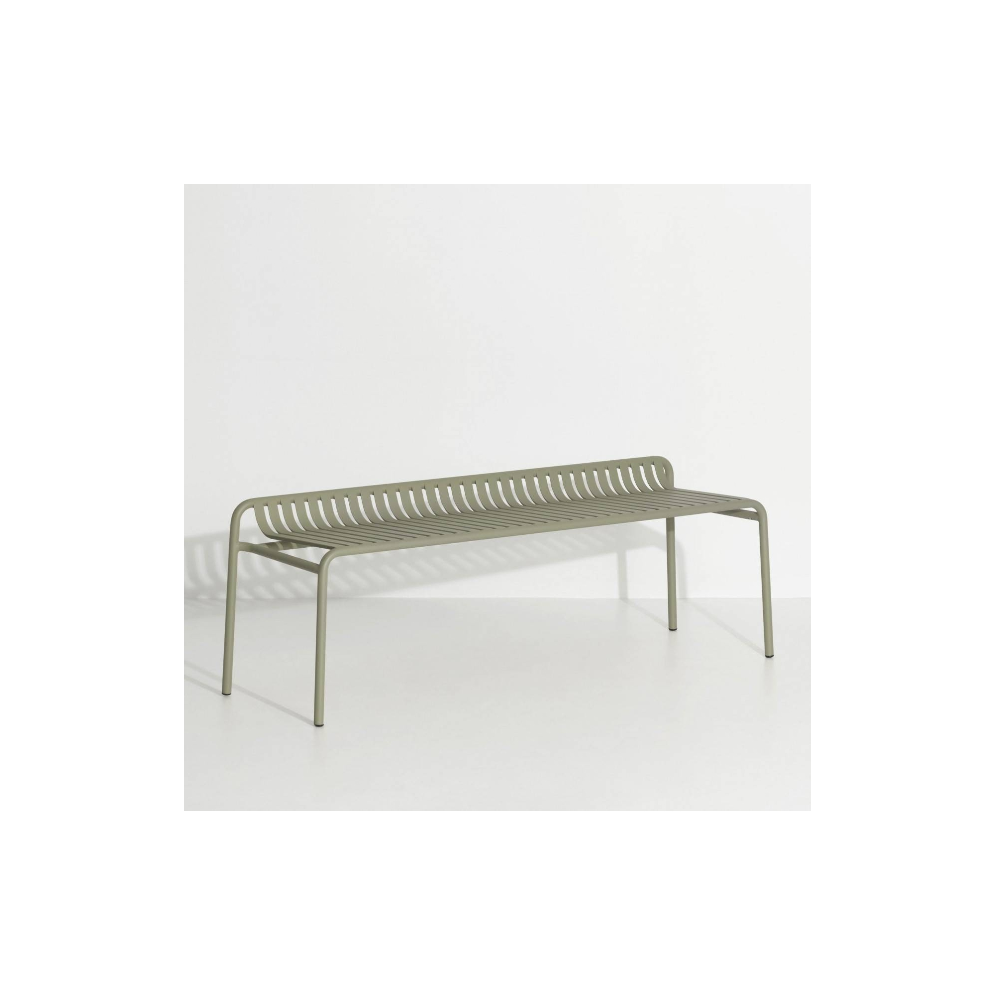 Green Jade – Bench Week-End w/o backrest – 121 x 48 x H53 cm - Petite Friture