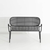 Black – Lounge Bench Week-End - Petite Friture