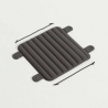 OUT OF STOCK - Anthracite – Seat Cushion 50 x 37 cm - Petite Friture