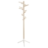 natural lacquered birch + white base - 160 Clothes Tree - Artek