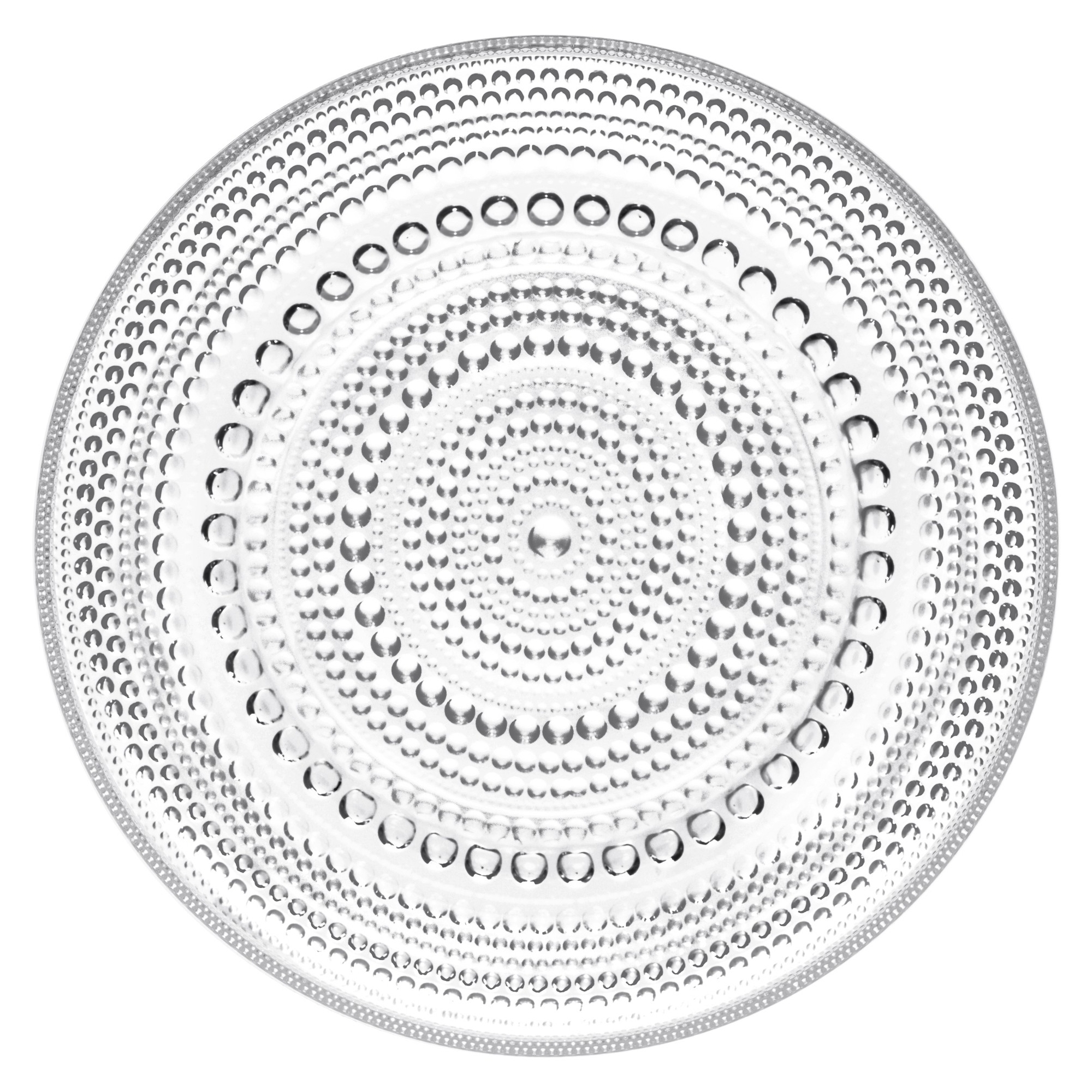 Kastehelmi plate - Ø170mm - clear - 1007055 - Iittala