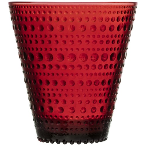 2 x 30cl tumblers Kastehelmi - cranberry - 1020849 - Iittala