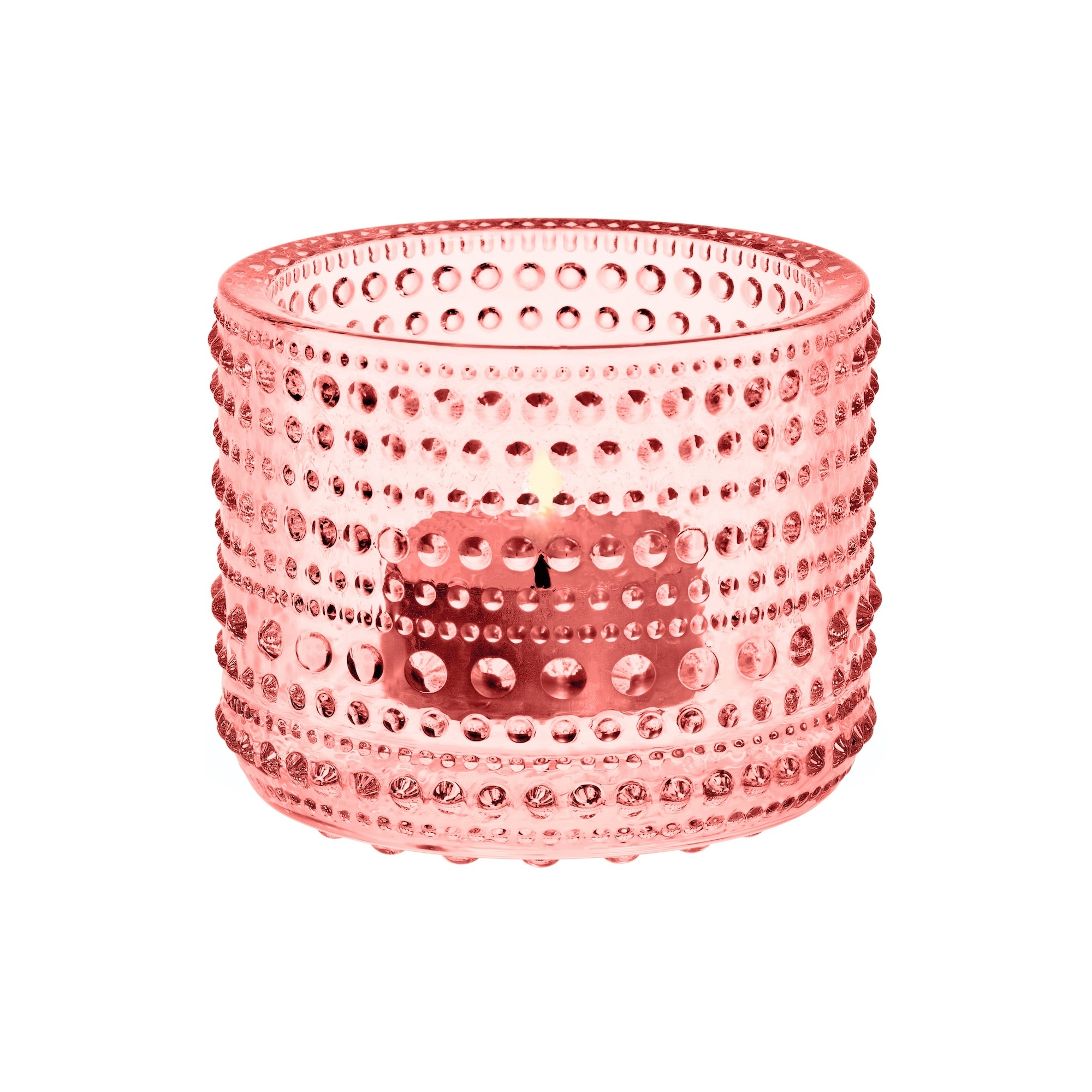 bougeoir Kastehelmi - rose saumon - 1007715 - Iittala