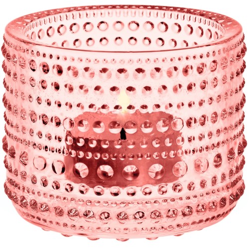 Ø6,4cm - Kastehelmi candle holder - salmon pink - 1007715 - Iittala