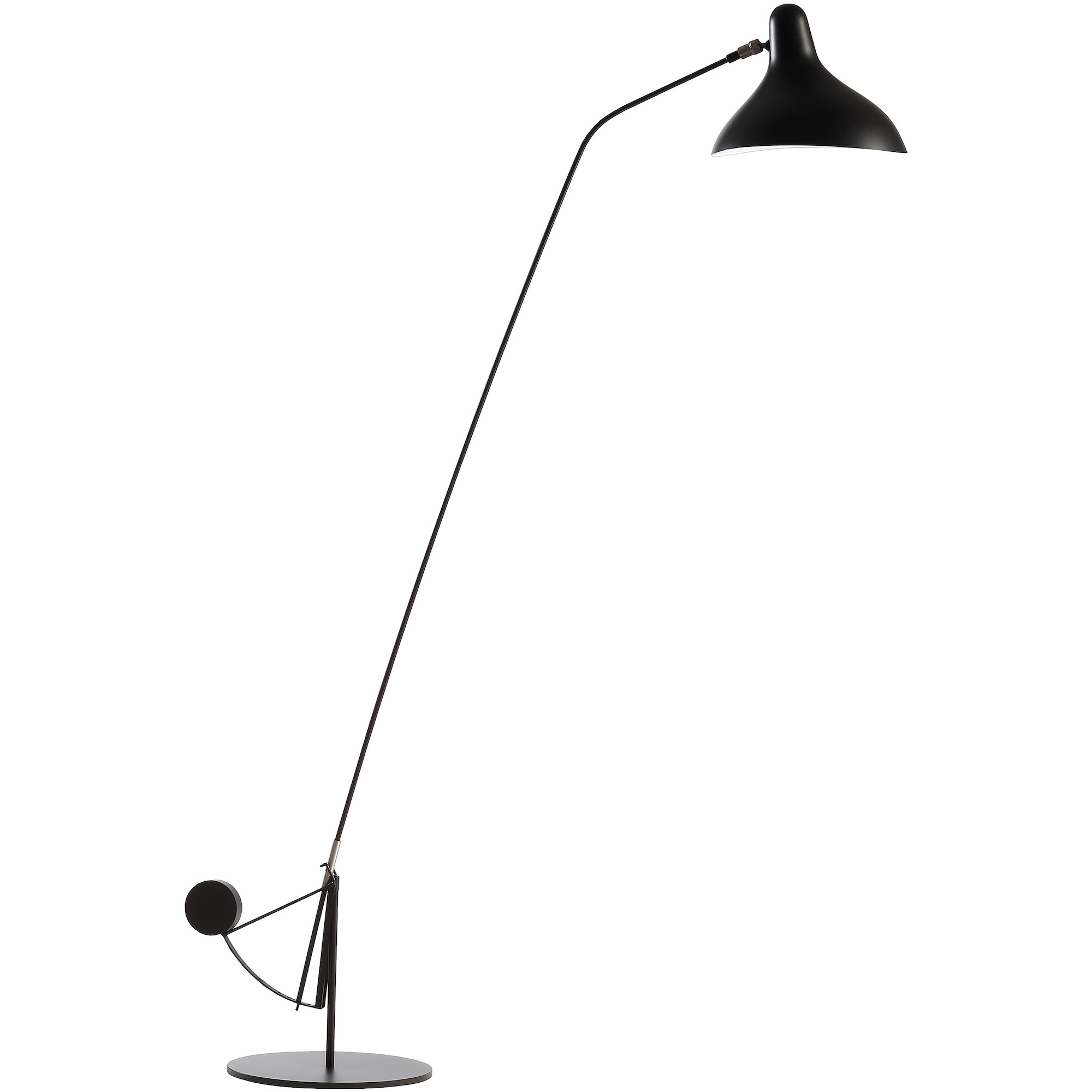 lampadaire Mantis BS1 B – noir satin – DCW éditions