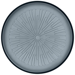 SOLD OUT 21,1 cm - dark grey plate Essence - Iittala