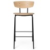 H64cm - chêne - tabouret de bar Herman (counter) - Ferm Living