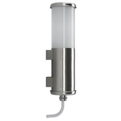 stainless steel + satin finish polycarbonate - Bendz Wall Lamp - Sammode