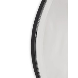 dark chrome - large Pond mirror - W63,5 x H110 x D1,5 cm - Ferm Living