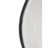 dark chrome - small Pond mirror - W52 x H50 x D1,5 cm - Ferm Living