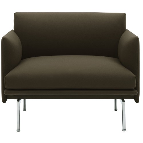 Fauteuil Outline – tissu Divina 984 - Muuto