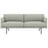 SOLD OUT - Clay 12 + black legs - Muuto sofa Outline 170 cm - OFFER