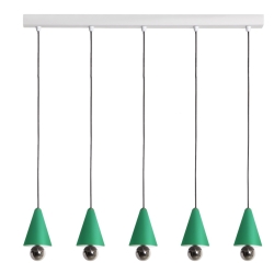 Platine Cherry Linéaire pour 5 lampes - Petite Friture