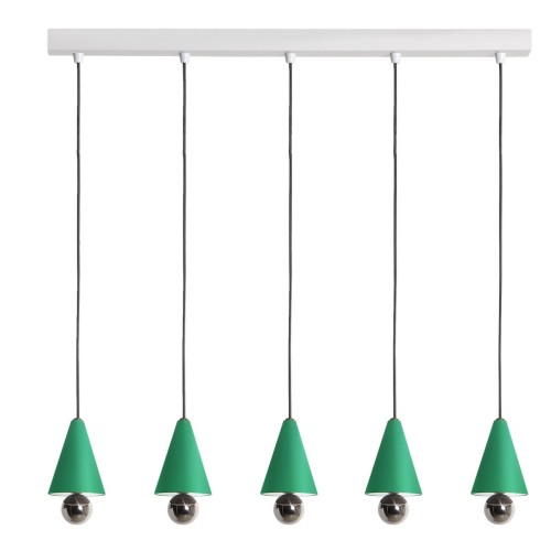 Platine Cherry Linéaire pour 5 lampes - Petite Friture