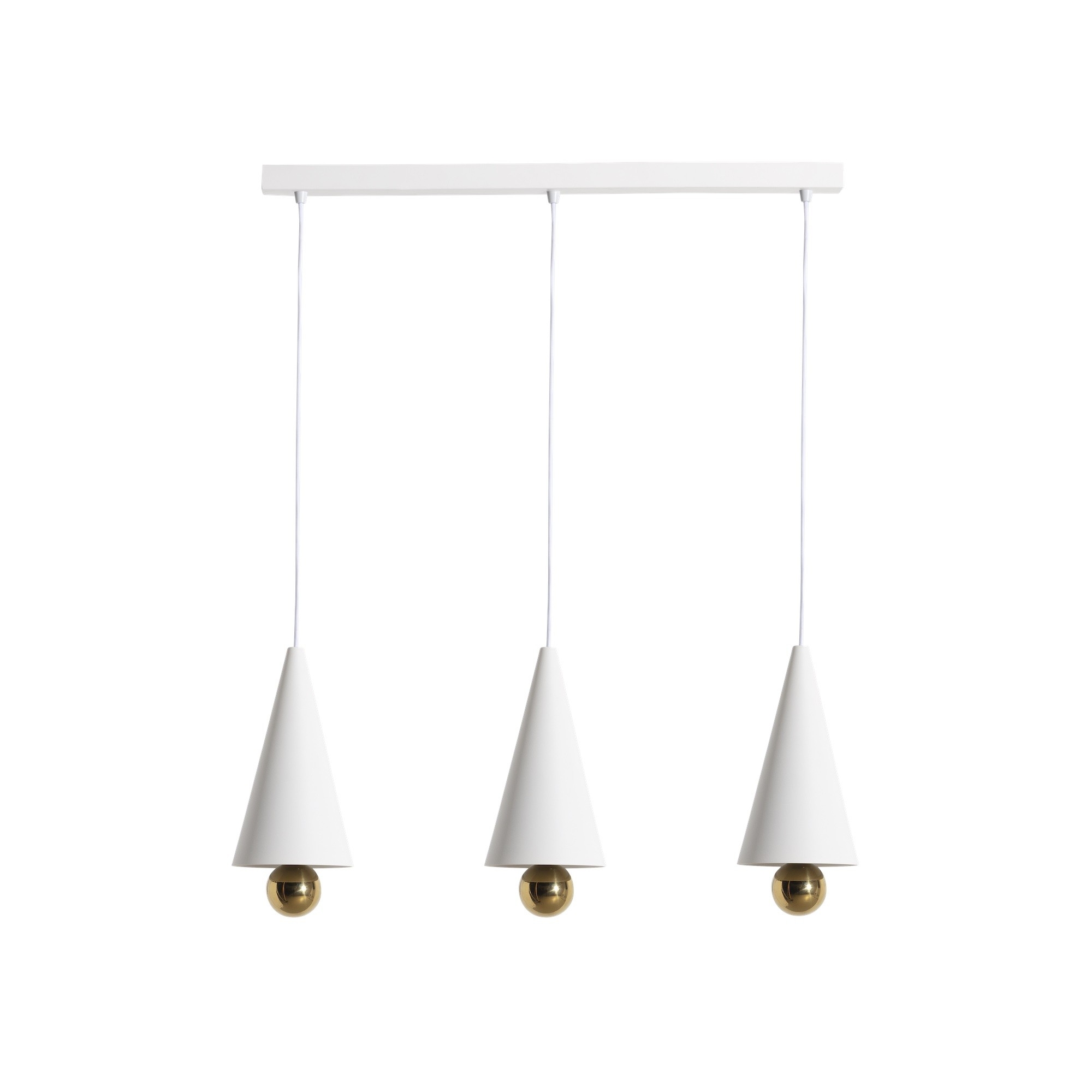 Platine Cherry Linéaire pour 3 lampes - Petite Friture